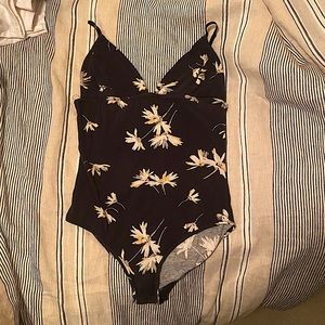 Floral body suit